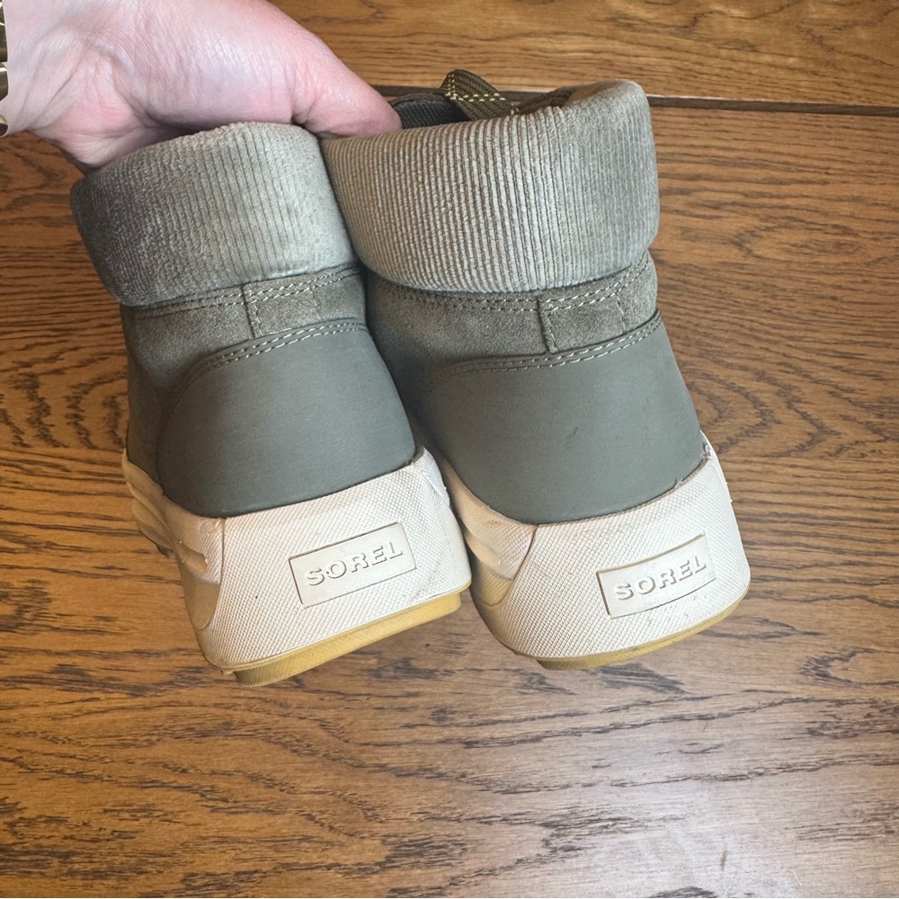 Sorel Women's Ona 53‎ Hiker  Olive High-Top Sneakers Boots hiking Women’s 9.5 - Picture 11 of 11
